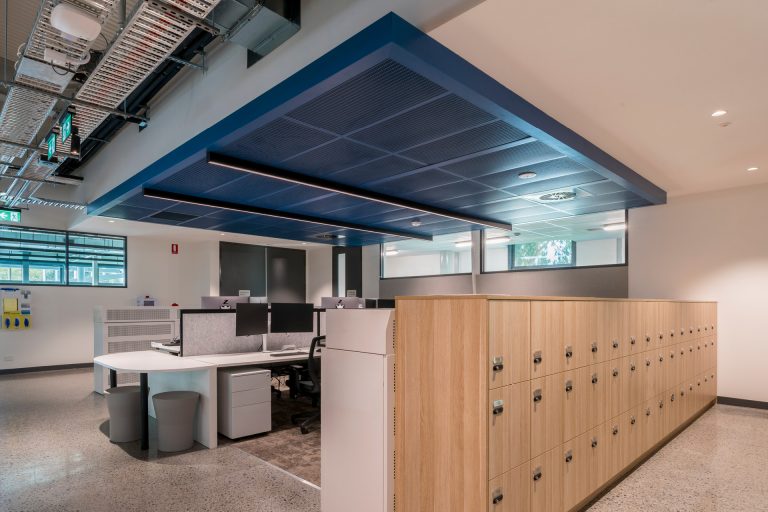 Enterprise metal ceiling system at Findon Technical College