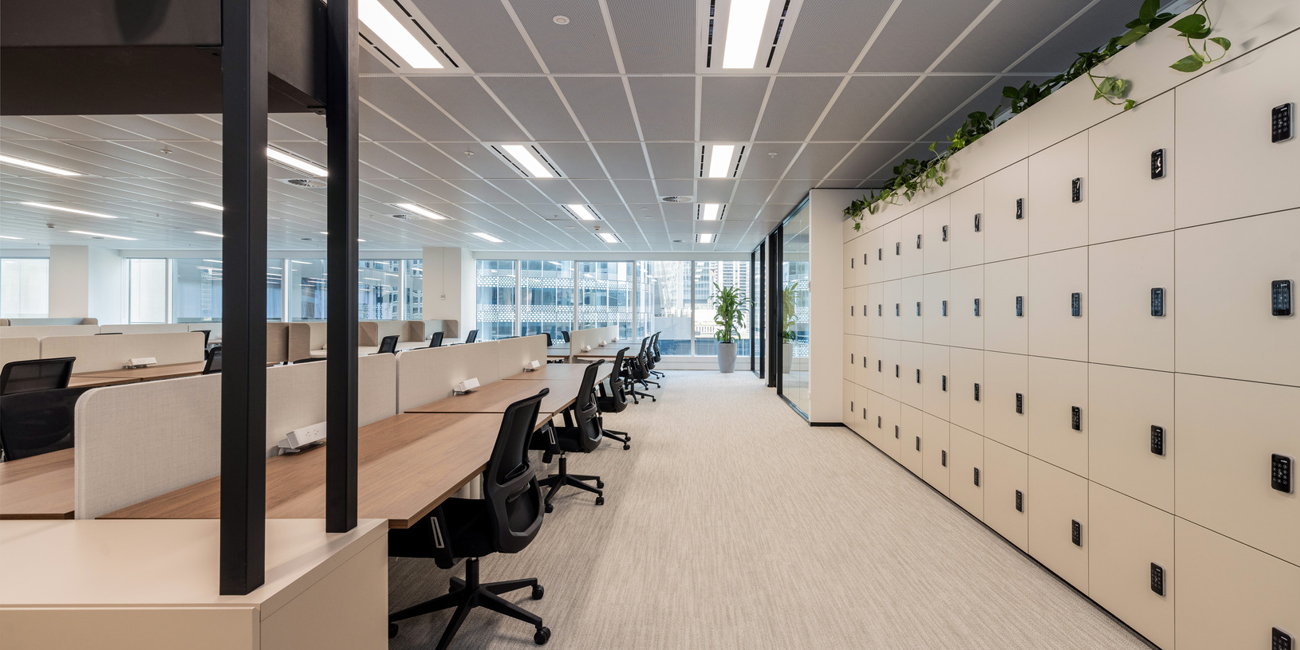 Enterprise 200 metal ceiling solution at 135 King St