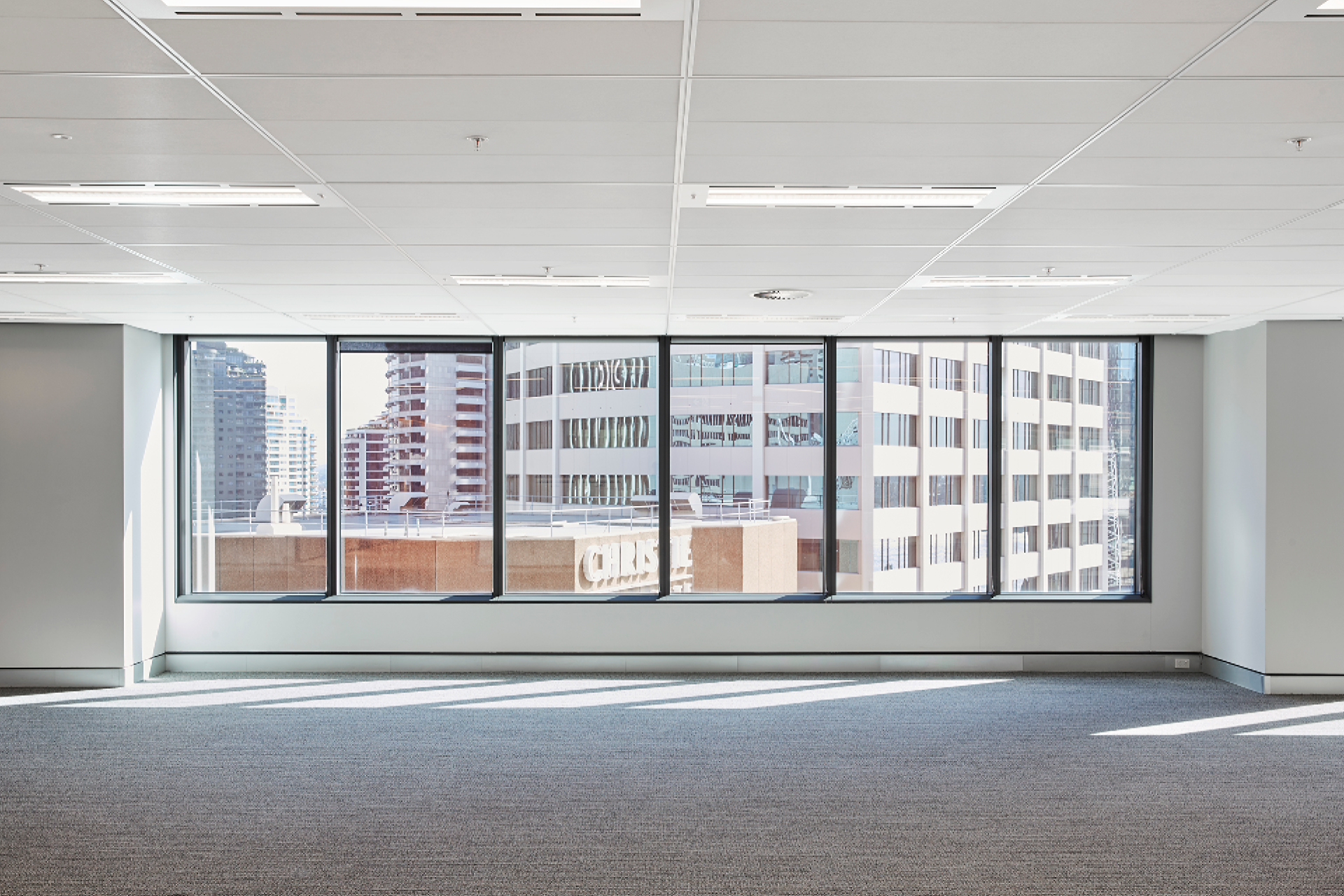 eMineral Summit Mineral Fibre ceiling tiles at Sydney Commercial Building 1 O'Connell St