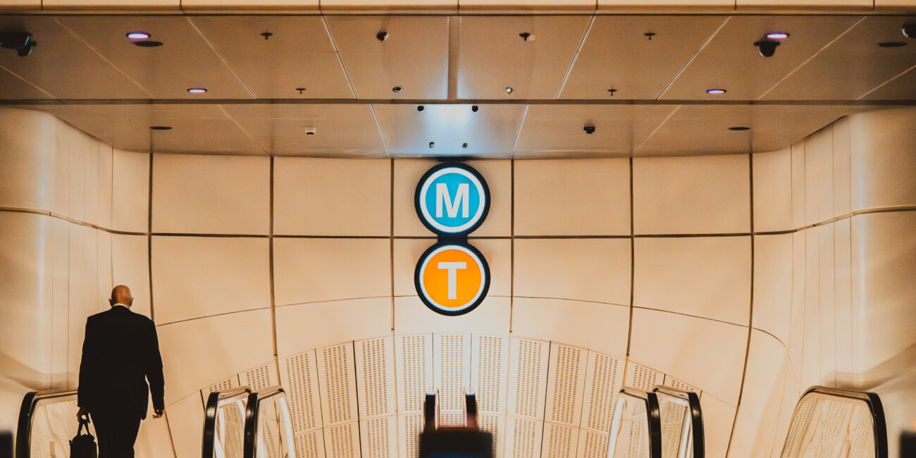 Martin Place Metro Station. Enterprise Architectural Metal Ceiling System.