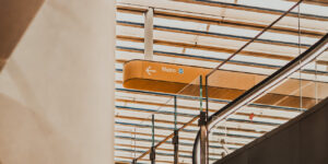 Martin Place Metro Station. Enterprise Architectural Flute Ceiling System.